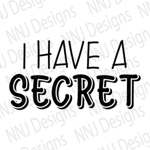 Tengo un archivo secreto SVG Baby Boy Kids Big Brother Quote Cut para Cricut Digital Download eps pdf dxf png svg
