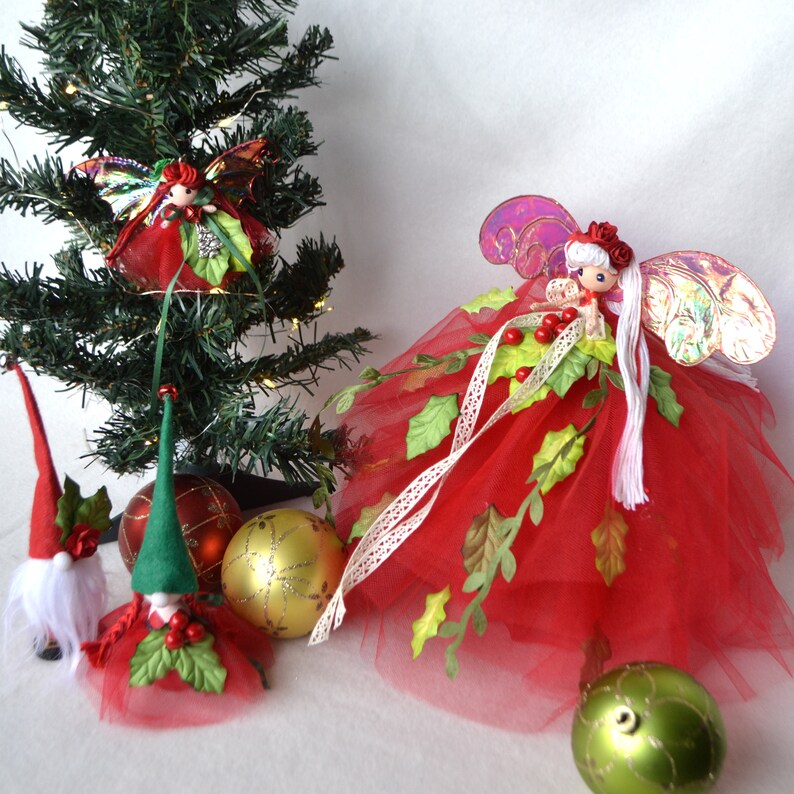Pagan tree topper fairy doll handmade Fairy doll Flower Etsy