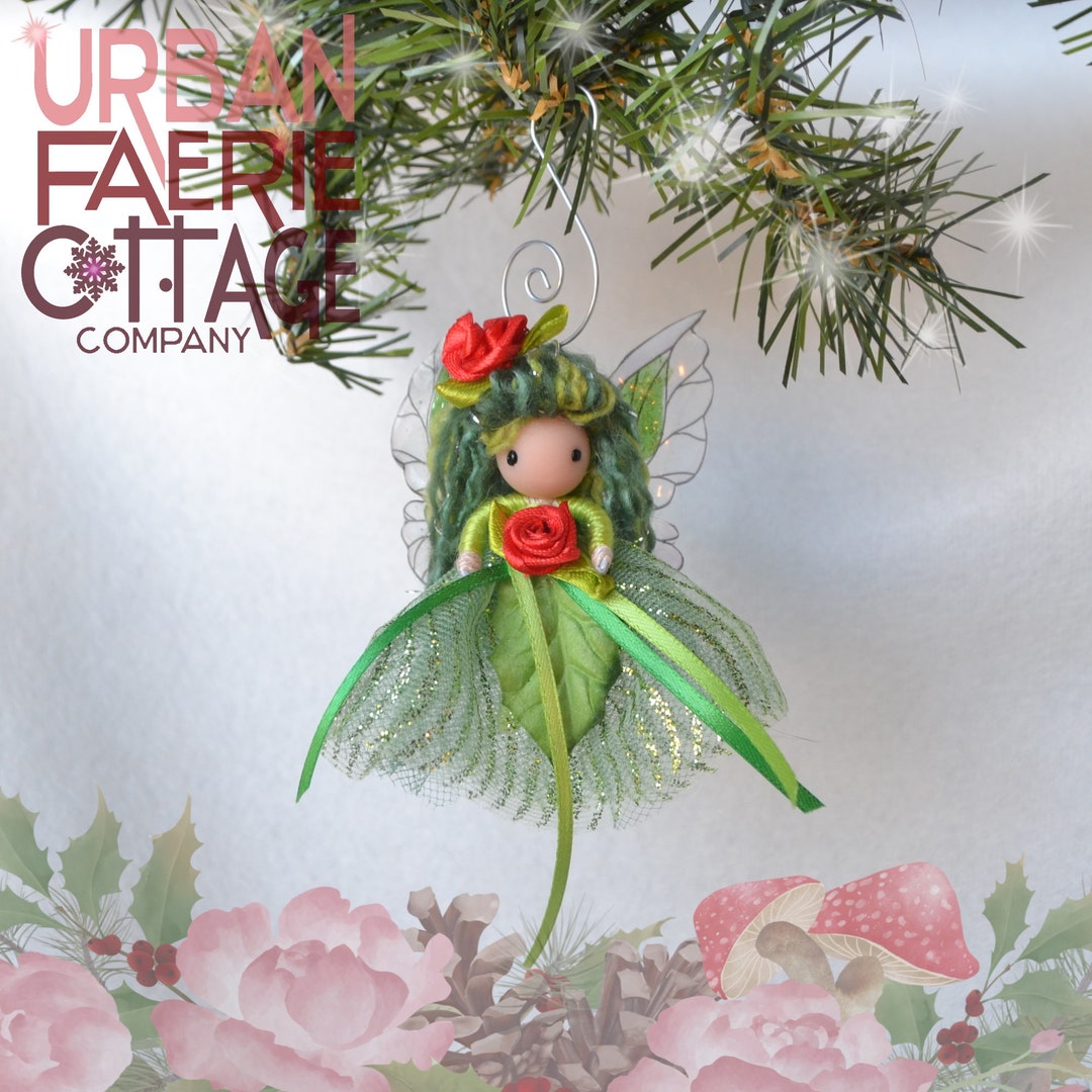 Christmas Fairy, Christmas Tree Ornament, Fairy Ornament, Xmas Fairy, Fairy, Mini Fairy Doll