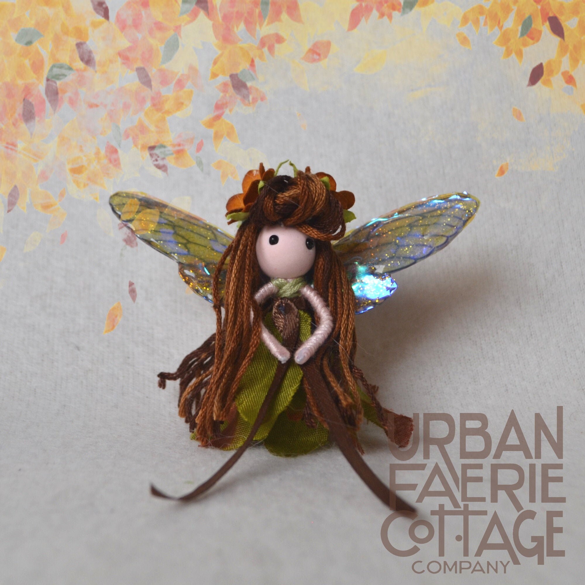 Flower Fairy Fairy Dolls Fall Fairy Doll, Autumn Flower Fairy