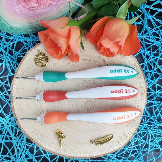 Addi Swing Ergonomic Crochet Hooks Ergonomically Shaped Etsy