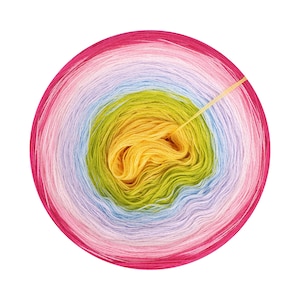 Gradient yarn cake 100% cotton, Burano 160, Ombre Yarn Cake