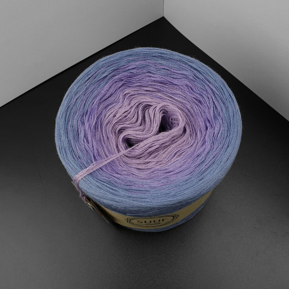 Gradient Yarn Cake 100% Cotton, Provence, 65, Ombre Yarn Cake 