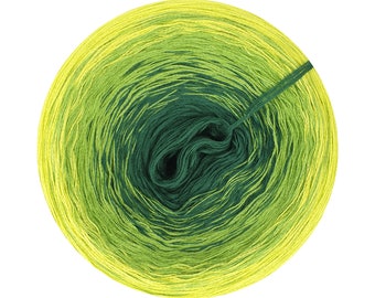 Gradient yarn cake 100% cotton, Irland 181, Ombre Yarn Cake
