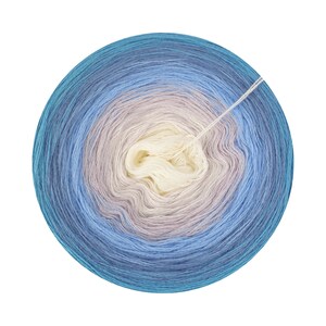 Gradient yarn cake 100% wool, merino extra fine, Markeb 213, Ombre Yarn Cake, Gradient Yarn