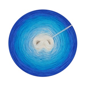 Gradient yarn cake 100% cotton, Ellada, 101, Ombre Yarn Cake