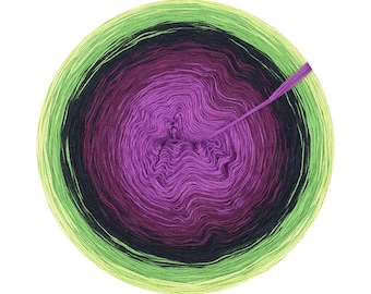 Ombre Yarn, Gradient Yarn Cake, Zevin 232, Cotton Acrylic, Ombre Yarn Cake