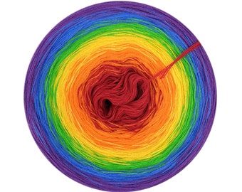 Gradient yarn cake 100% cotton, Berlin, 119, Ombre Yarn Cake