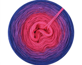 Gradient yarn cake 100% cotton, Foroyar, 71, Ombre Yarn Cake, Gradient Yarn