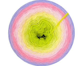 Gradient Yarn Cake, Rosemarie 401, Cotton Acrylic, Ombre Yarn Cake, skein for knitting and crochet