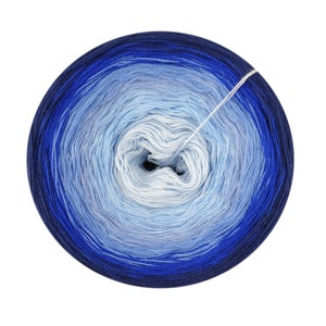 Gradient cake yarn, Thessa, 50, Cotton Acrylic, Ombre Cake Yarn