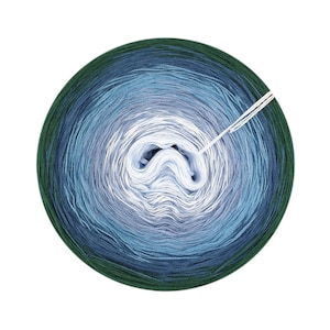 Ombre yarn cake, Anula 106 , gradient yarn, cotton acrylic