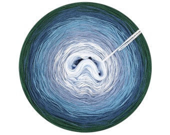 Ombre yarn cake, Anula 106 , gradient yarn, cotton acrylic