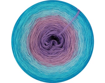 Gradient yarn cake 100% cotton, Cracatau, 66, Ombre Yarn Cake, Gradient Yarn