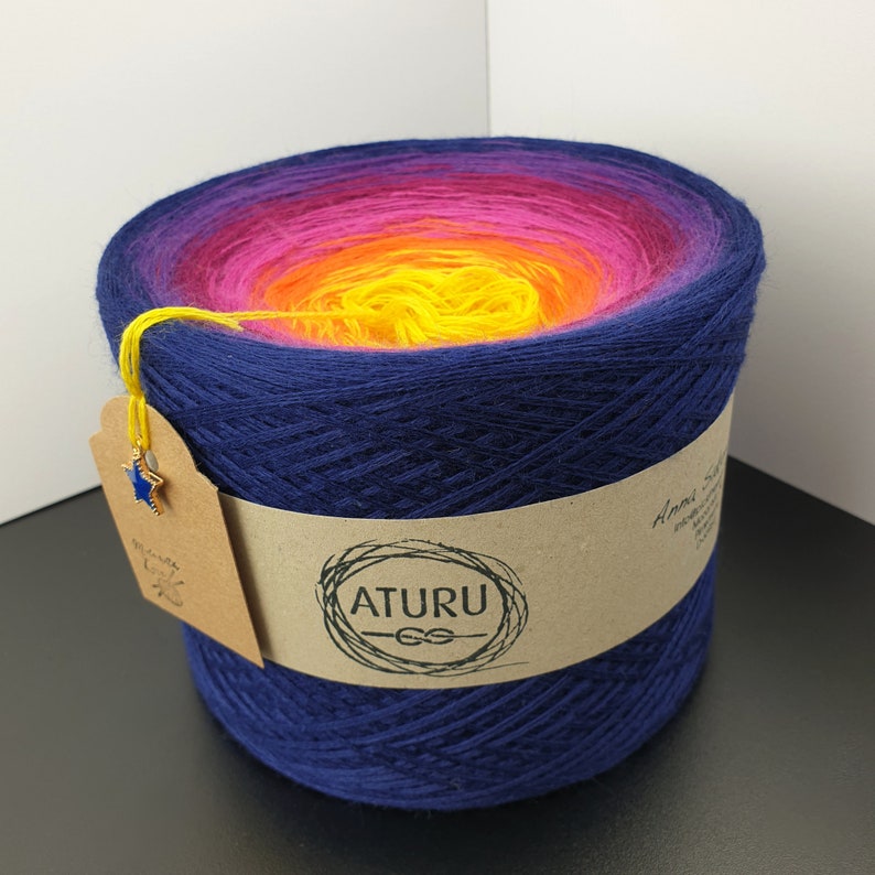 Gradient Yarn Cake 100 Wool Merino Extra Fine Cassiopeia Etsy UK