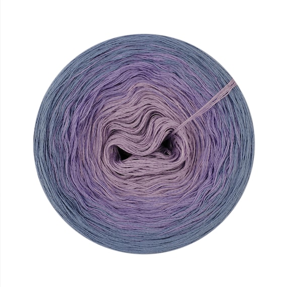 Gradient Yarn Cake 100% Cotton, Provence, 65, Ombre Yarn Cake 