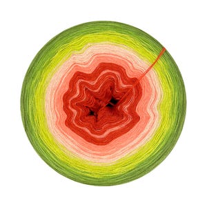 Ombre yarn cake 100% cotton, Siracusa 393, Gradient Yarn Skein