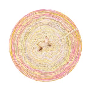 Gradient Yarn Cake, Sherin 400, Cotton Acrylic, Ombre Yarn Cake, skein for knitting and crochet