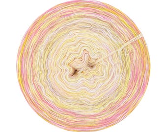 Gradient Yarn Cake, Sherin 400, Cotton Acrylic, Ombre Yarn Cake, skein for knitting and crochet