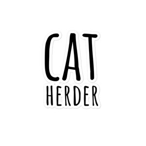Cat Herder Sticker - Bubble-free Vinyl Decal