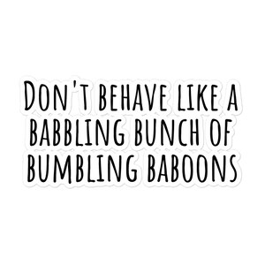 Pegatinas motivacionales sin burbujas de Harry Potter, calcomanías adhesivas artísticas y humorísticas para portátiles, botellas de agua y cuadernos, resistentes al agua.