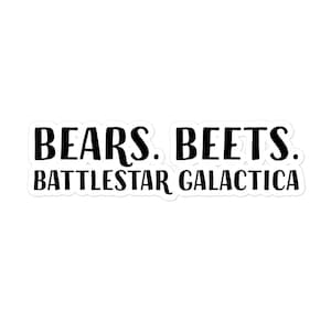 The Office Sticker: Bears, Beets, Battlestar Galactica