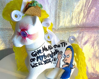 Yellow haired TP Hoarder pony (Flawed)