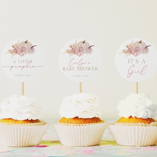 Fall Cupcake Toppers Etsy