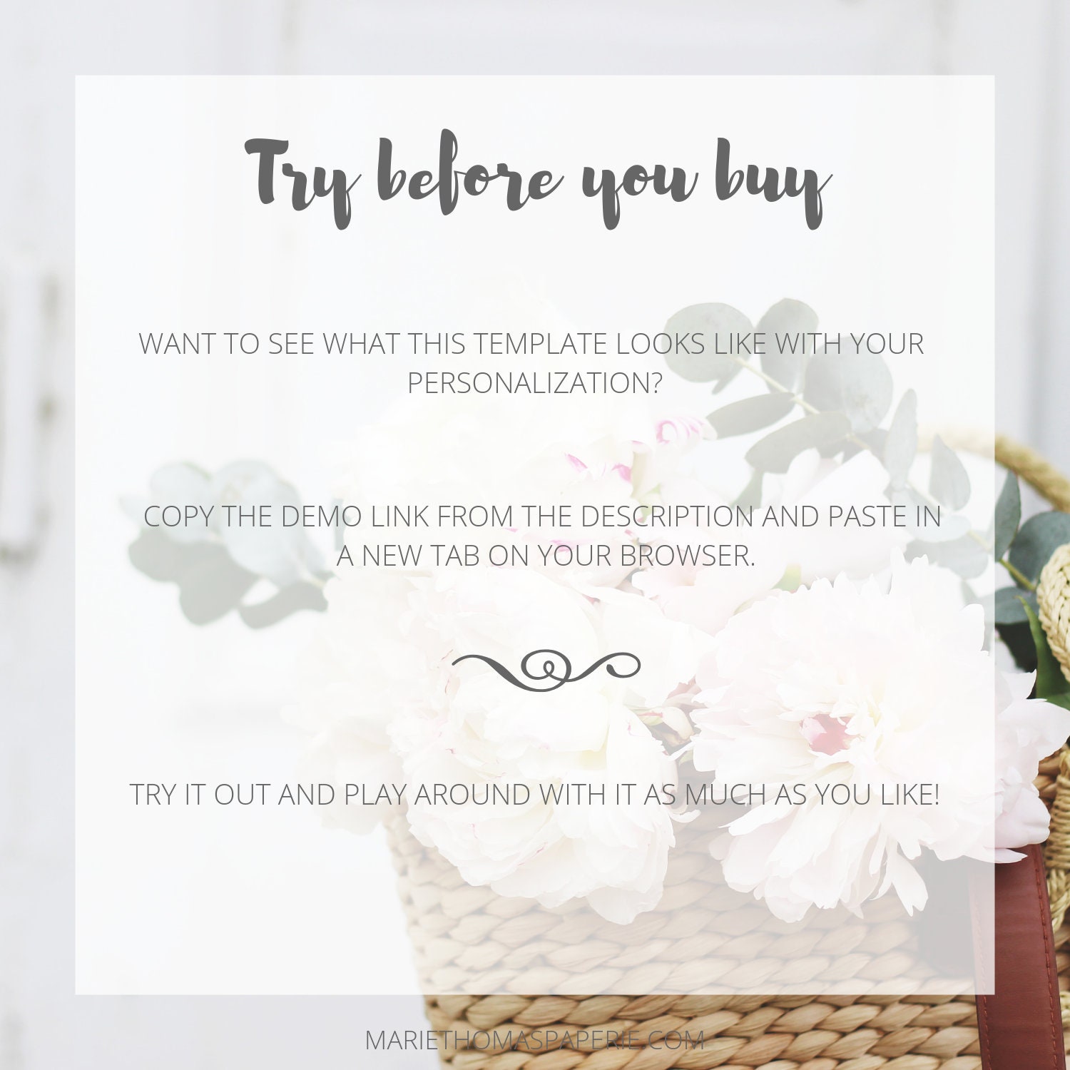 Lacie Registry Card Template Bridal Shower Registry Insert Etsy