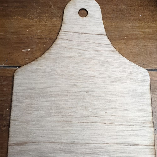 Market Livestock Wood Ear Tag Shaped Stall Blank Cutout Etsy