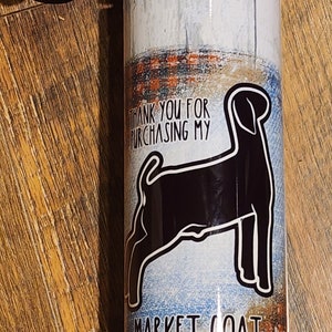 Water Bottle - Buyer's Thank You Gift - Livestock, Market Goat, Market Lamb, Market Swine, Market Steer