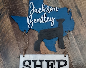 Custom Livestock Stall Signs - Texas, TX