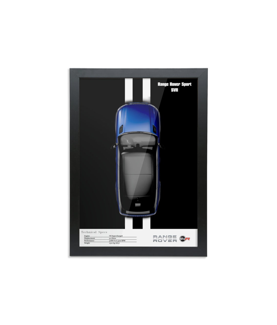 Land Rover Range Rover Sport SVR Aerial Wall Art Poster - Etsy