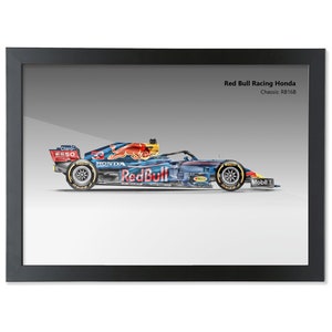 Red Bull Racing Honda F1 Team Wall Art Poster