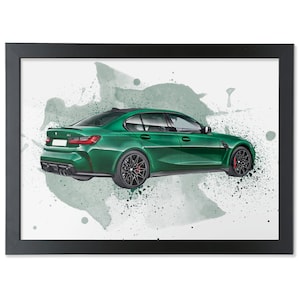 BMW M3 2022 Wall Art Poster