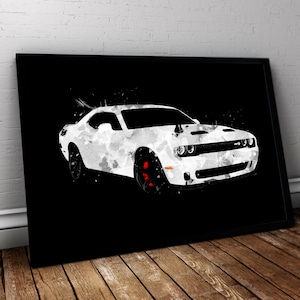 2020 Dodge Challenger SRT Hellcat Digital Illustration
