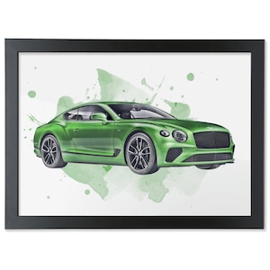 BENTLEY CONTINENTAL GT Wall Art Poster