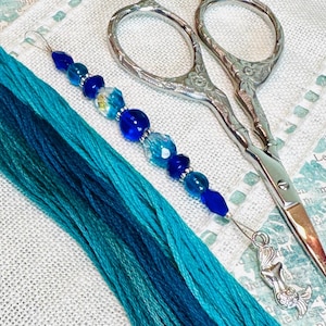 Mermaid ~ Handy Threader ~ Needlework Accessory ~ Cross Stitch Embroidery ~ Get a grip on needle threading ~ My Big Toe Designs