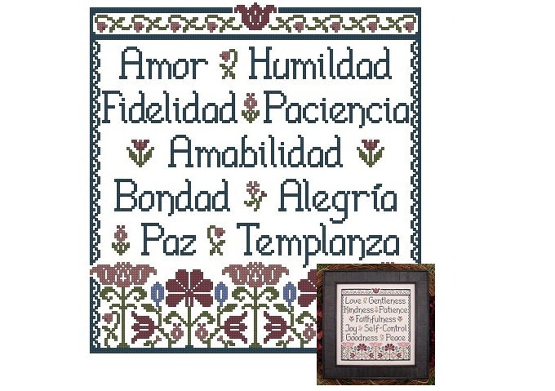 Fruit of the Spirit in Spanish Fruto Del Espiritu Galatians 52223