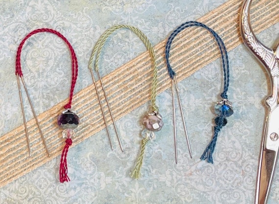 Clear View Thread & Stitch Counter Ruler - Cross Stitch & Embroidery Fabric Counting Tool