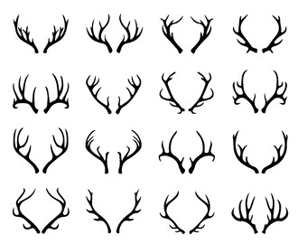 Download Free Antlers Svg Bundle Deer Antlers Svg File For Cricut Antler Etsy SVG Cut Files