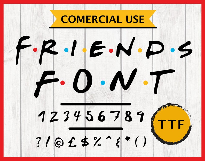 Free Free 320 Friends Font With Dots Svg SVG PNG EPS DXF File
