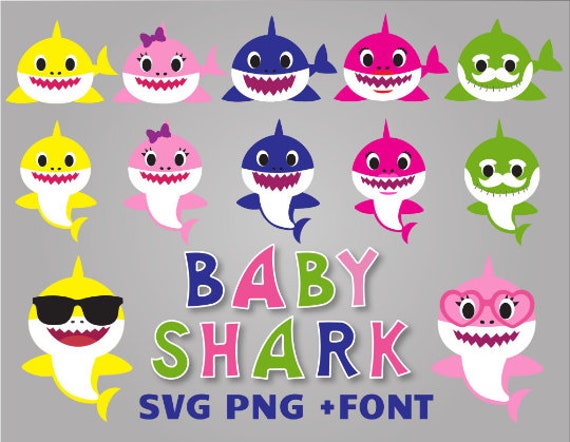 Download Baby shark svg bundle baby shark police sister svg ...