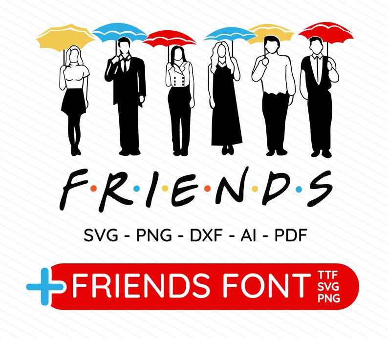 Free Free 133 Friends Font With Dots Svg SVG PNG EPS DXF File