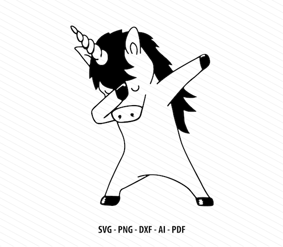 Dabbing Unicorn Svg Unicorn Birthday Svg Magical Unicorn Etsy