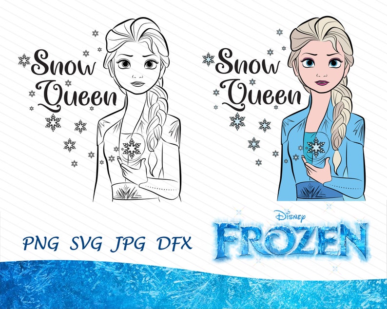 Download Elsa Frozen SVG vector file Frozen clipart. Instant ...