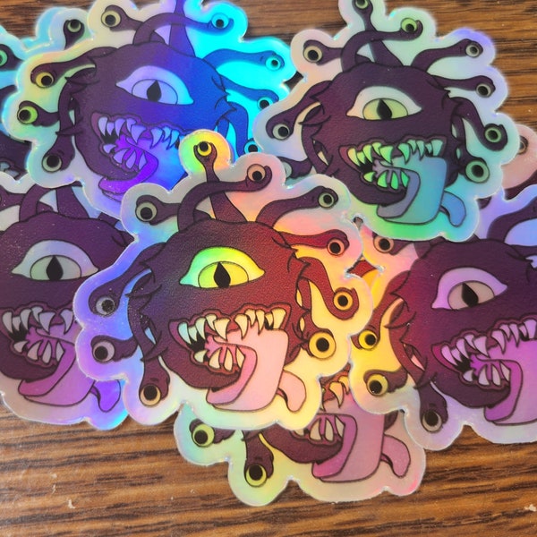 Holographic Beholder Sticker