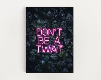 Funny Neon Signs Etsy