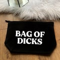 Bag of Dicks - Organic Cotton Canvas Accessory Bag | Gag Gift