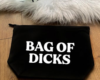 Bag of Dicks - Accessoire-Tasche aus Bio-Baumwollleinen | Gag Geschenk